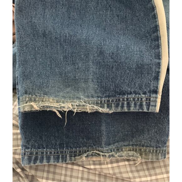 Vintage Snoop Dogg jeans mens size 38 y2k two tone rap straight leg grunge bagg - Picture 10 of 10